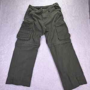 VTG Boy Scouts of America Cargo Pants Men's 36x29 Olive Green High-Rise Straight